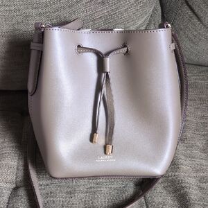 Women's Gray Bucket Bag